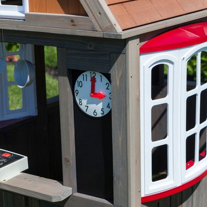 KidKraftKidKraft Greystone Cottage Playhouse with EZ Kraft Assembly P280093 P280093- BetterPatio.com