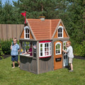 KidKraft Greystone Cottage Playhouse with EZ Kraft Assembly P280093