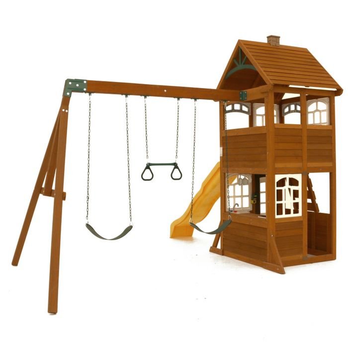 KidKraftKidKraft McKinley Wooden Playset F24950 F24950- BetterPatio.com