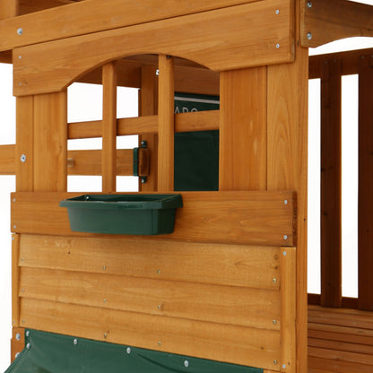 KidKraftKidKraft Ridgeview Deluxe Clubhouse Wooden Playset F270855 F270855- BetterPatio.com