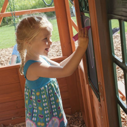 KidKraftKidKraft Twin Mountain Lodge Wooden Playset F25700 F25700- BetterPatio.com