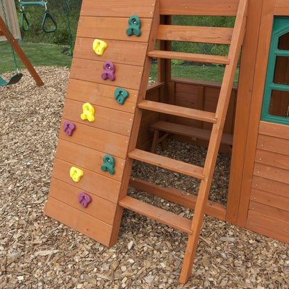 KidKraftKidKraft Twin Mountain Lodge Wooden Playset F25700 F25700- BetterPatio.com
