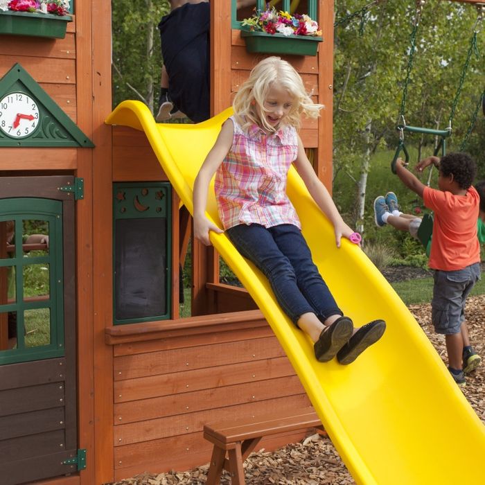 KidKraftKidKraft Twin Mountain Lodge Wooden Playset F25700 F25700- BetterPatio.com