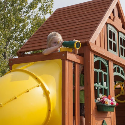KidKraftKidKraft Twin Mountain Lodge Wooden Playset F25700 F25700- BetterPatio.com