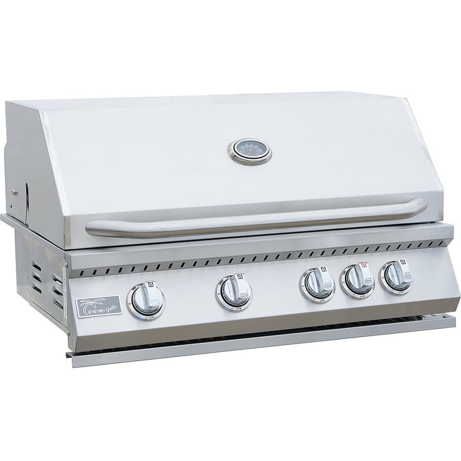 KoKoMo GrillsKoKoMo Grills 7 Foot BBQ Island With Power Burner, Fridge, Built-in BBQ Grill KO-PWRBRN-4BG-FRGE- BetterPatio.com