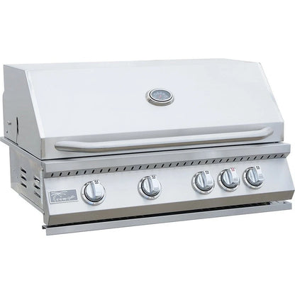 KoKoMo GrillsKoKoMo Grills 9 Foot BBQ Island With Round Bar Seating, Built-in BBQ Grill Fire-Island- BetterPatio.com