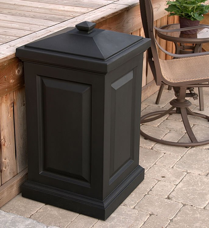 MayneMayne Berkshire Storage Bin 4835 4835-W- BetterPatio.com