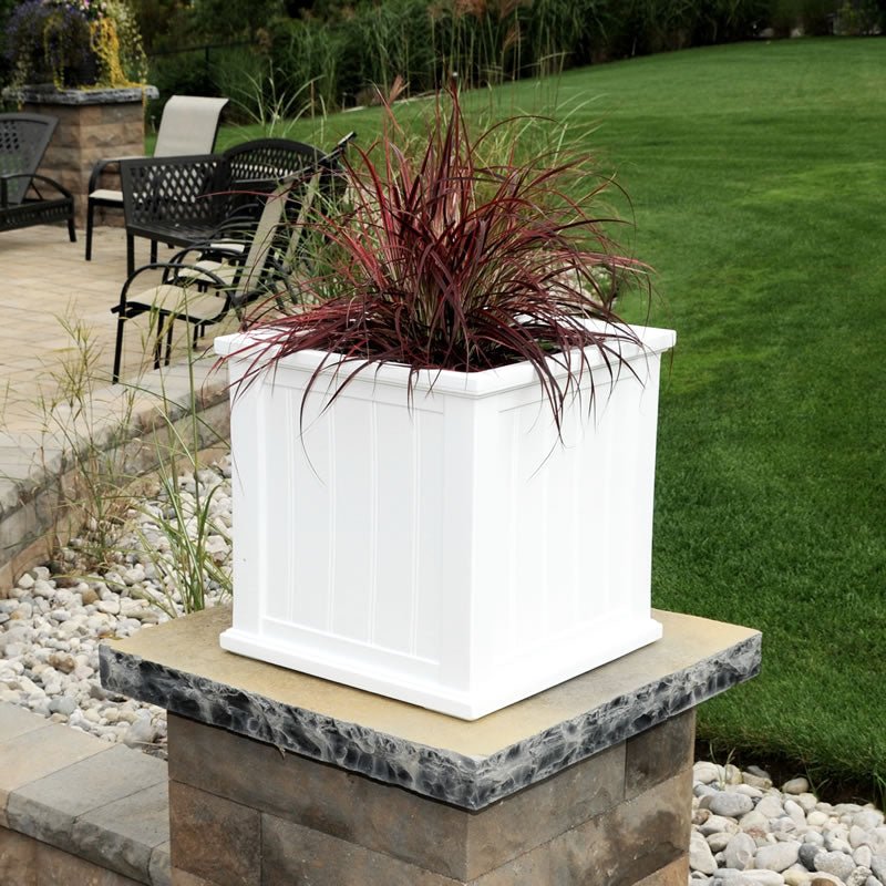 MayneMayne Cape Cod 20x20 Patio Planter 4838 4838-W- BetterPatio.com