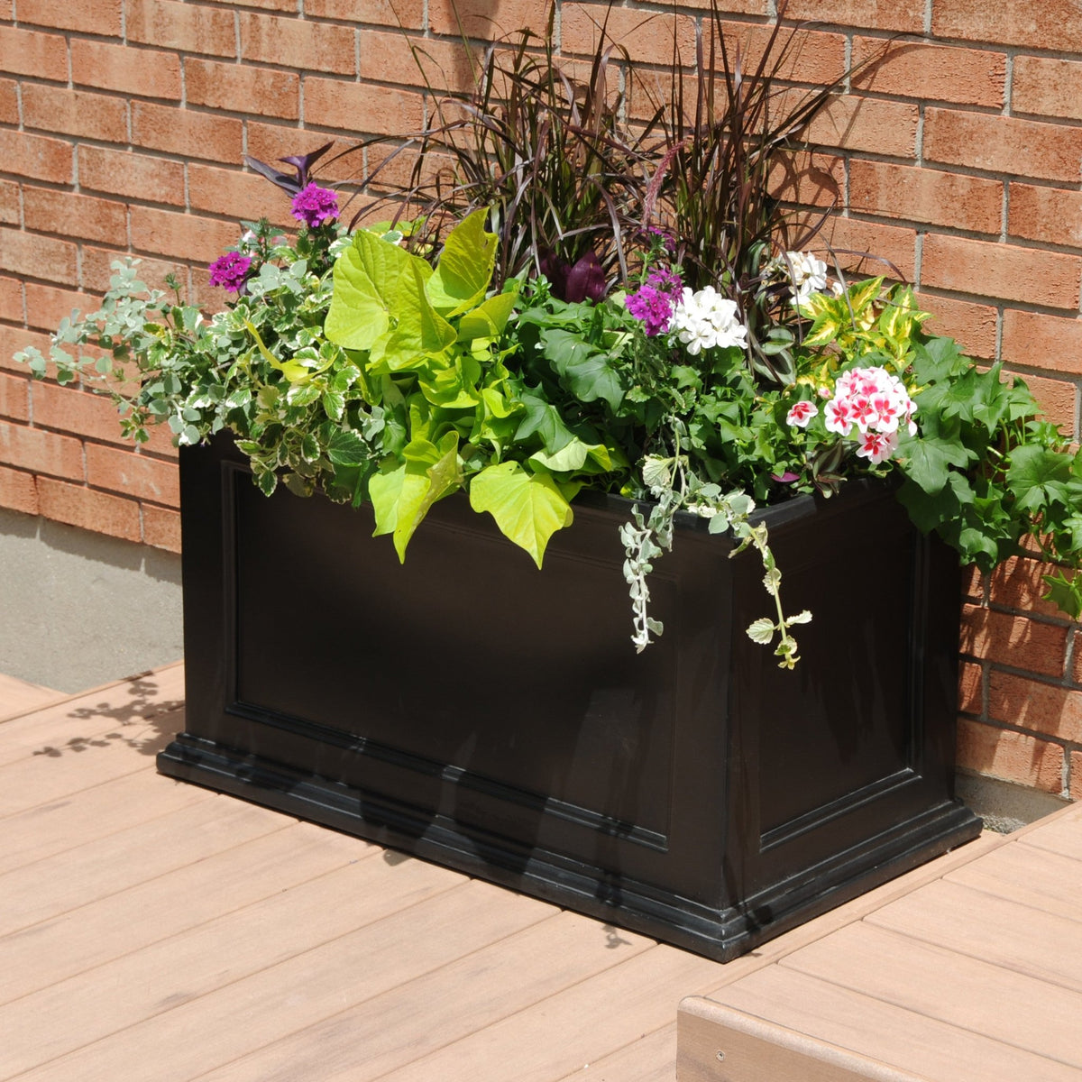 MayneMayne Fairfield 20x36 Rectangle Planter 5826 5826-B- BetterPatio.com