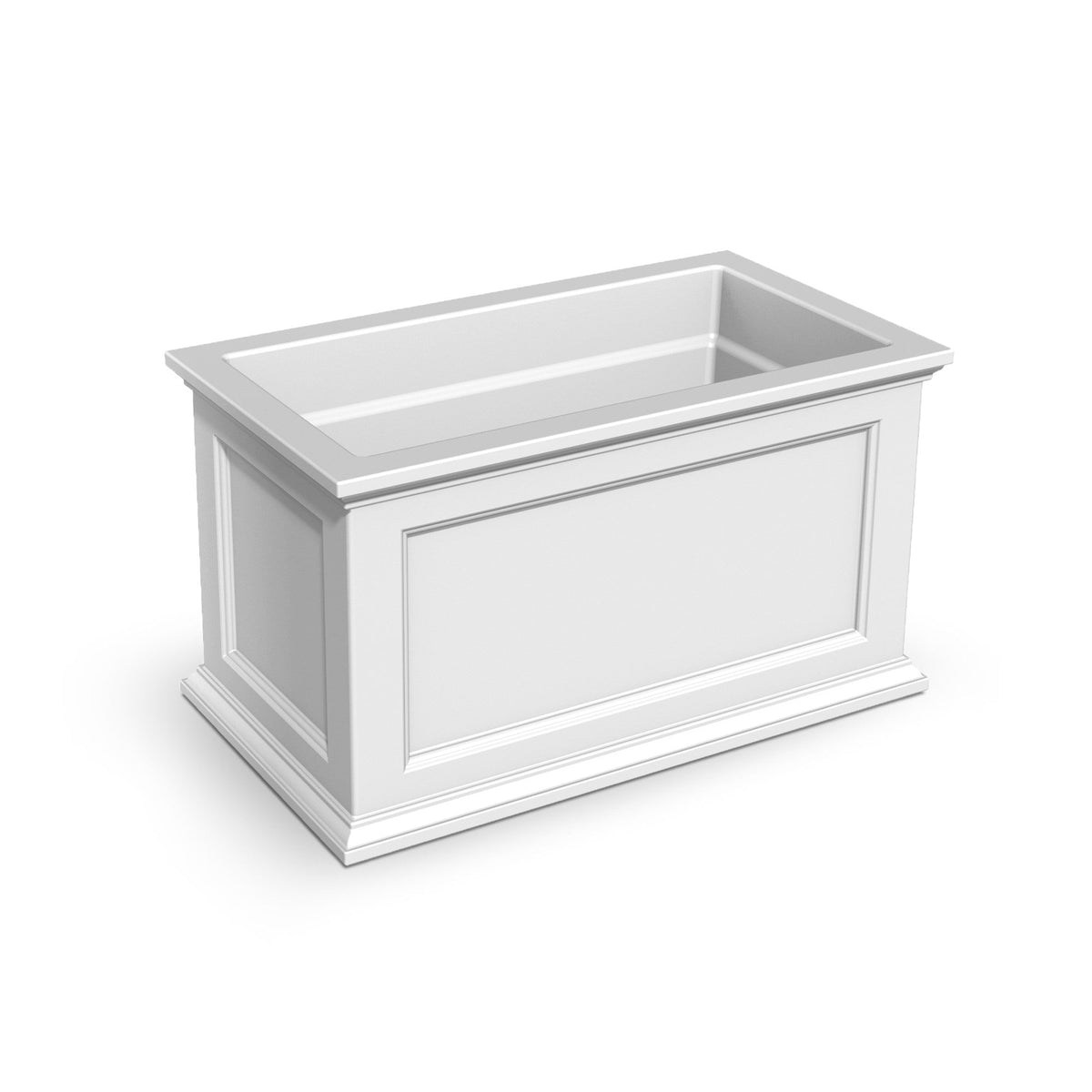 MayneMayne Fairfield 20x36 Rectangle Planter 5826 5826-W- BetterPatio.com