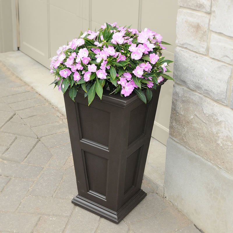 MayneMayne Fairfield 28" Tall Planter 5829 5829-GRG- BetterPatio.com