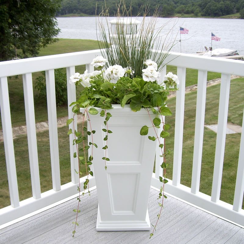MayneMayne Fairfield 28" Tall Planter 5829 5829-GRG- BetterPatio.com
