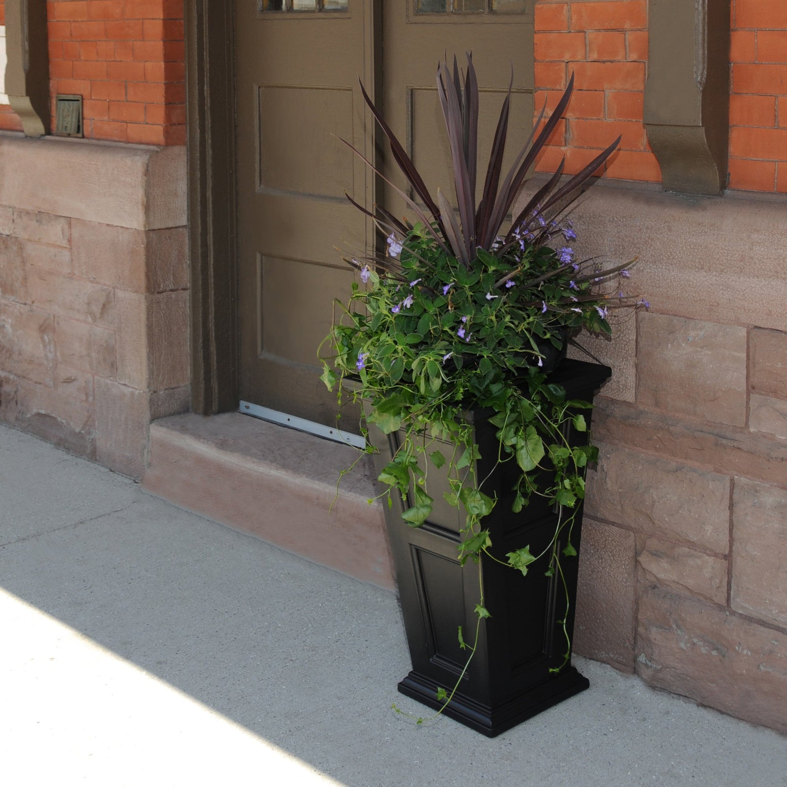 MayneMayne Fairfield 28" Tall Planter 5829 5829-GRG- BetterPatio.com