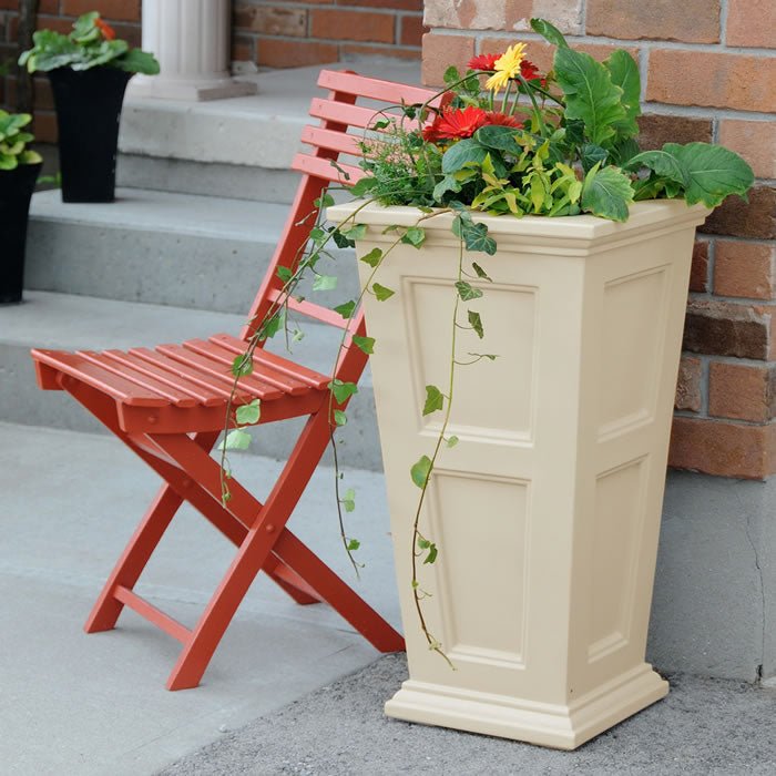 MayneMayne Fairfield 28" Tall Planter 5829 5829-GRG- BetterPatio.com
