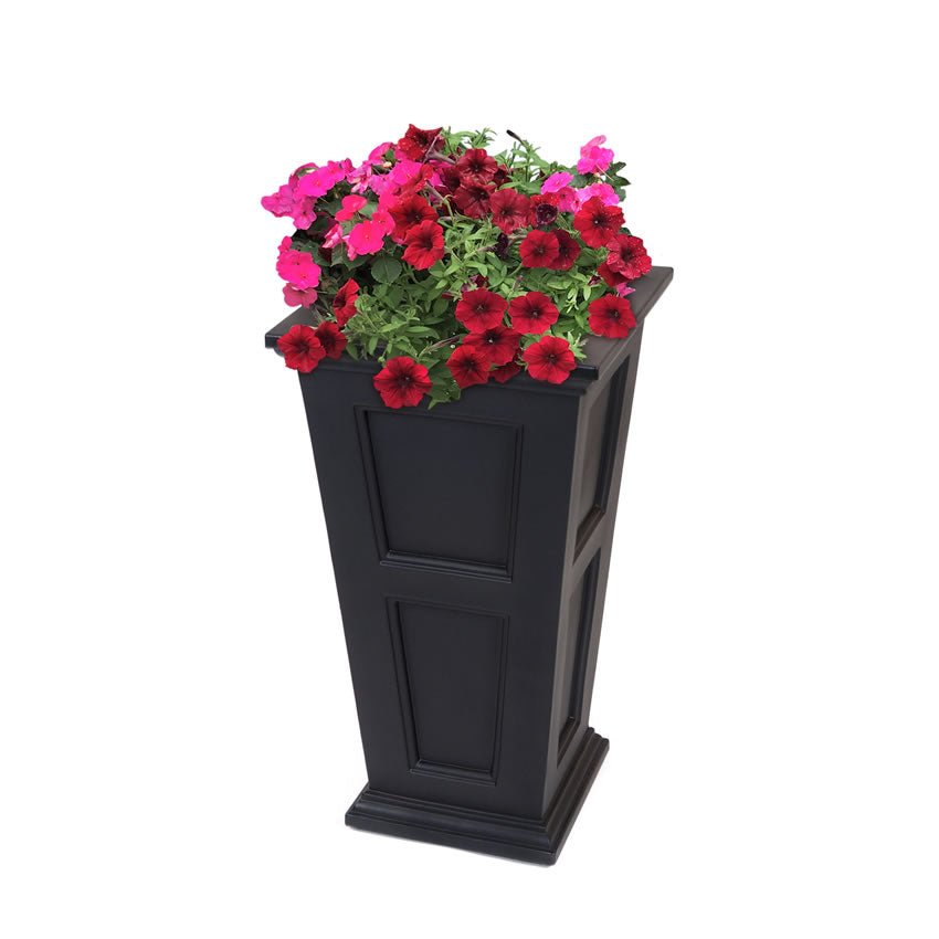MayneMayne Fairfield 28&quot; Tall Planter 5829 5829-GRG- BetterPatio.com