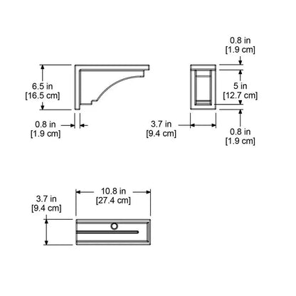 MayneMayne Fairfield 2PK Decorative Brackets 5856 5856-ES- BetterPatio.com