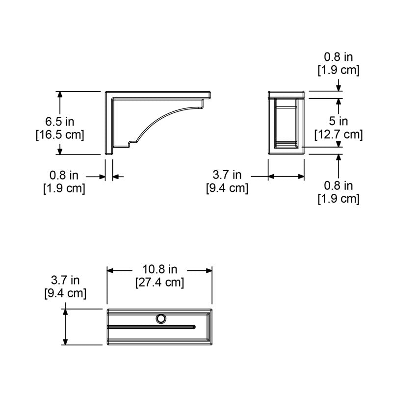 MayneMayne Fairfield 2PK Decorative Brackets 5856 5856-ES- BetterPatio.com