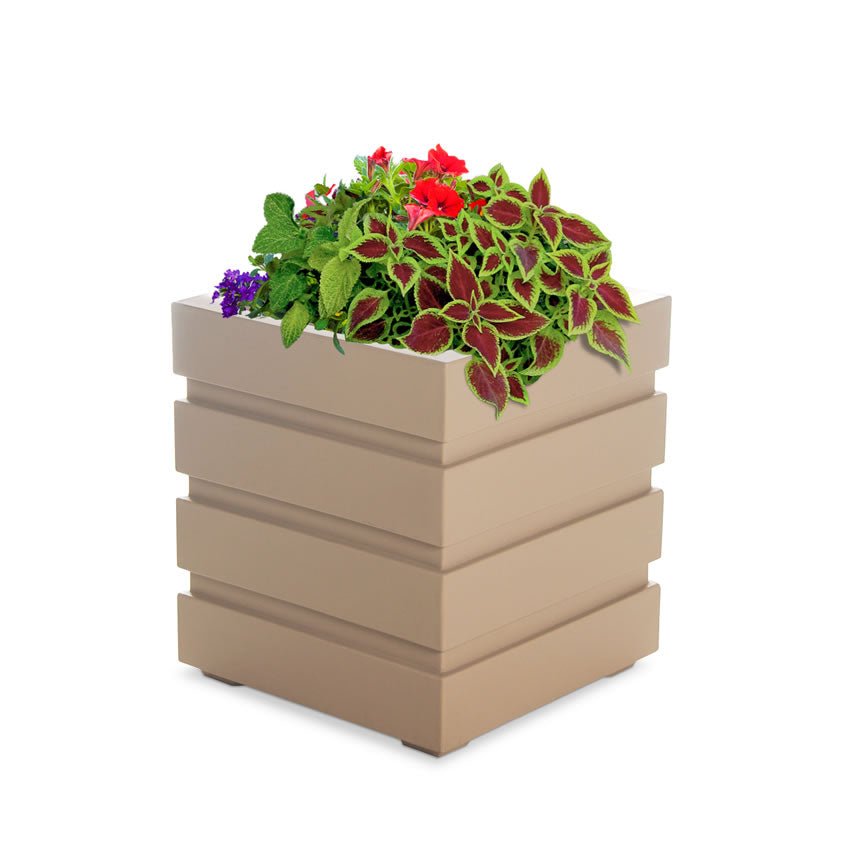 MayneMayne Freeport 18x18 Square Planter 5860 5860-B- BetterPatio.com