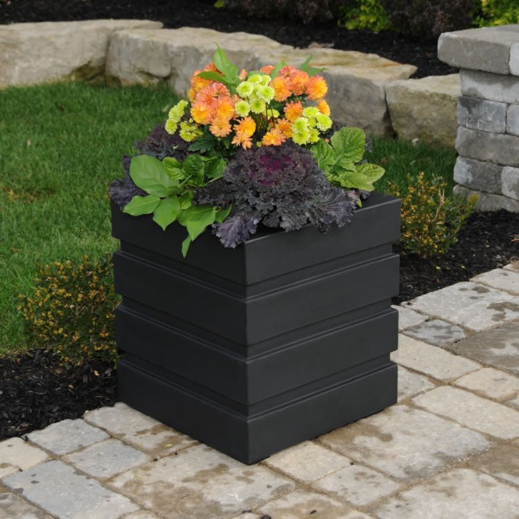 MayneMayne Freeport 18x18 Square Planter 5860 5860-W- BetterPatio.com