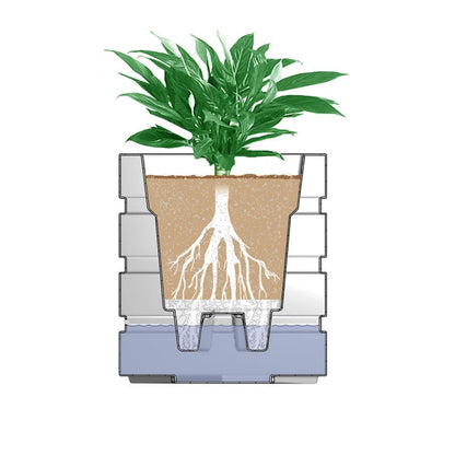 MayneMayne Freeport 18x18 Square Planter 5860 5860-W- BetterPatio.com