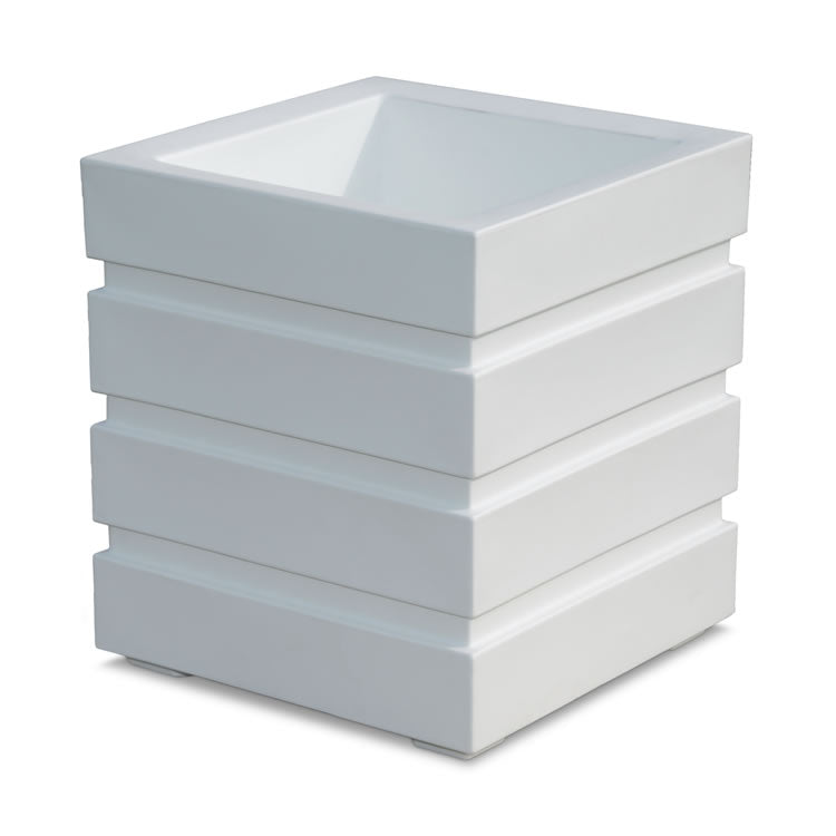MayneMayne Freeport 18x18 Square Planter 5860 5860-W- BetterPatio.com
