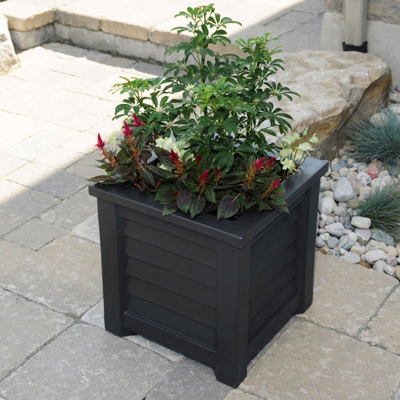 MayneMayne Lakeland 16x16 Square Planter 5866 5866-B- BetterPatio.com