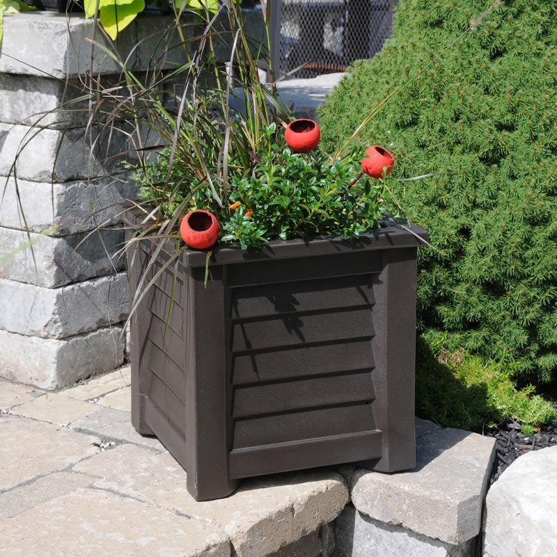 MayneMayne Lakeland 16x16 Square Planter 5866 5866-B- BetterPatio.com