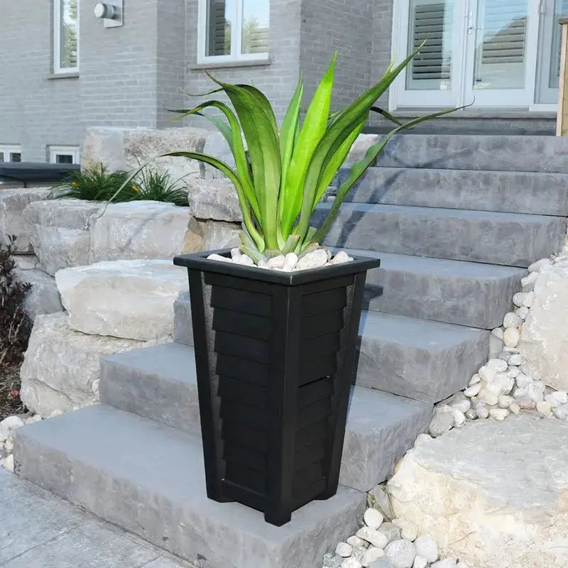 MayneMayne Lakeland 28" Tall Planter 5868 5868-B- BetterPatio.com
