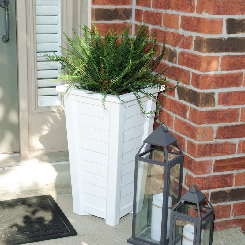 MayneMayne Lakeland 28&quot; Tall Planter 5868 5868-B- BetterPatio.com