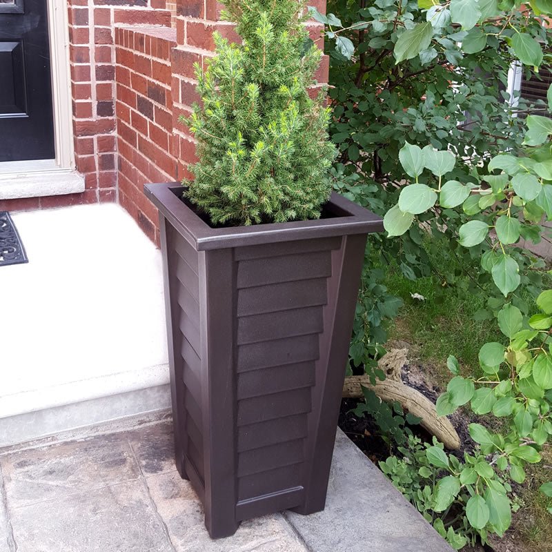 MayneMayne Lakeland 28&quot; Tall Planter 5868 5868-B- BetterPatio.com