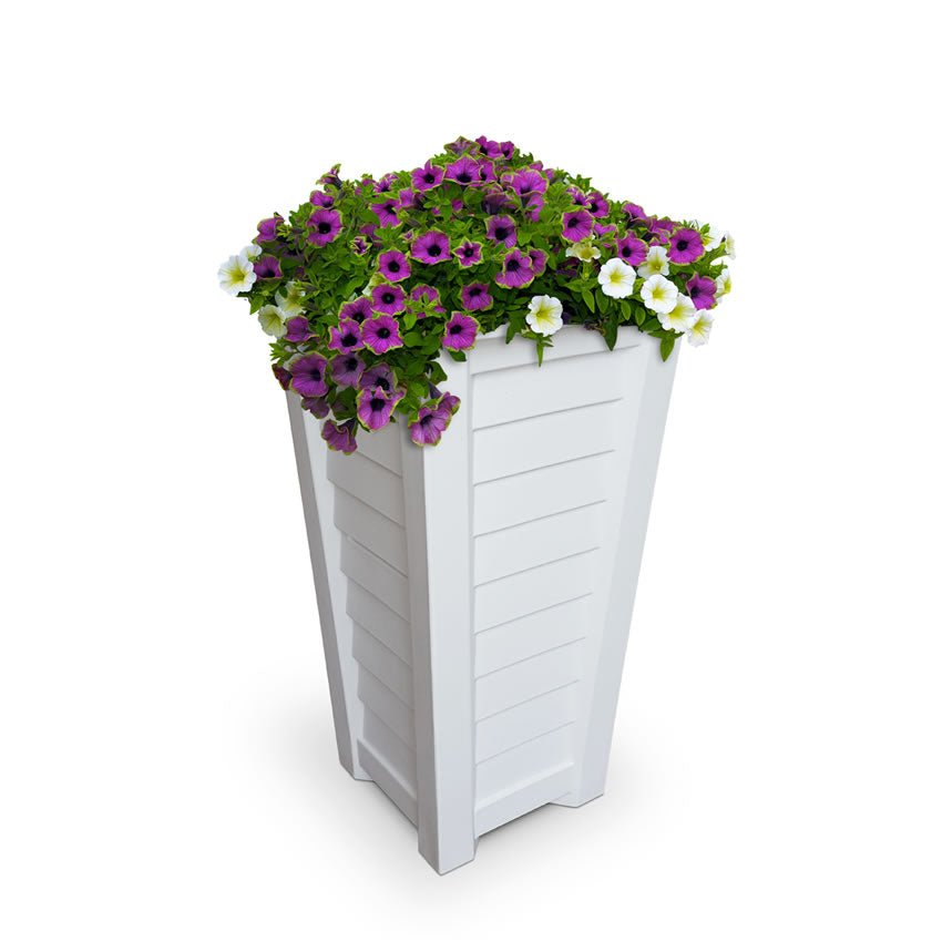 MayneMayne Lakeland 28&quot; Tall Planter 5868 5868-B- BetterPatio.com