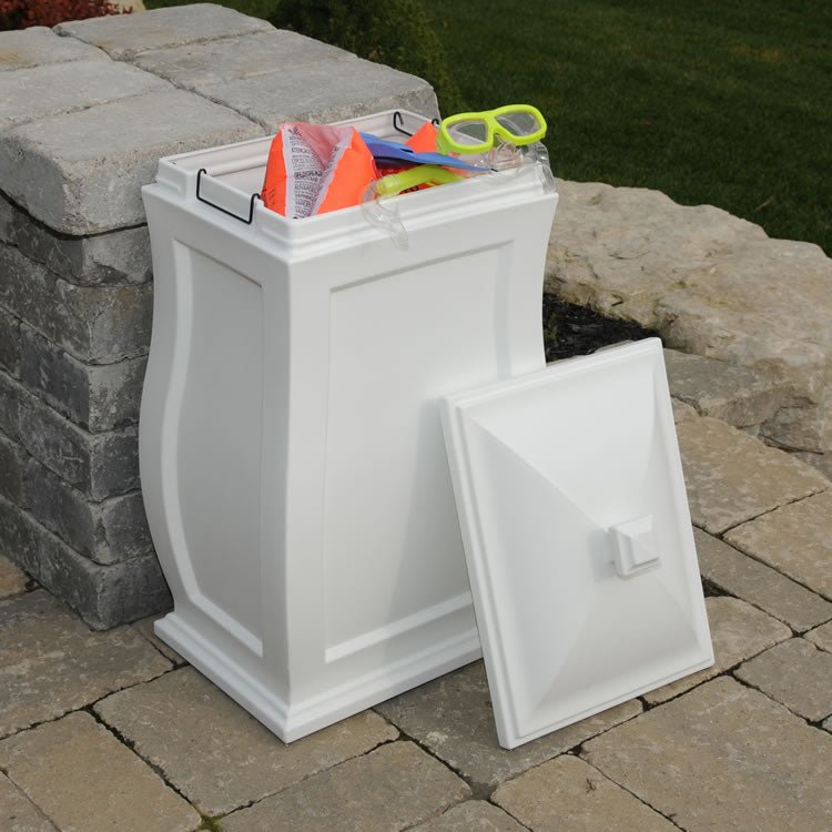 MayneMayne Mansfield Storage Bin 5861 5861-W- BetterPatio.com