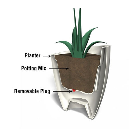 MayneMayne Modesto 30 inch Round Planter 8884 8884-ES- BetterPatio.com
