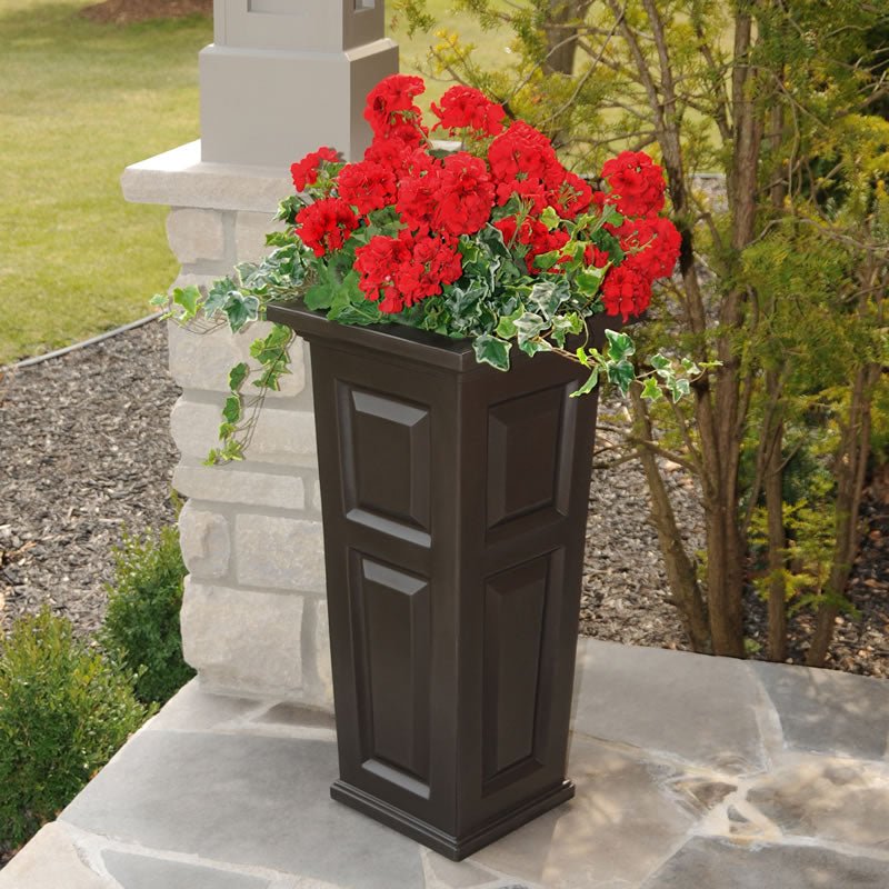 MayneMayne Nantucket 32" Tall Planter 4833 4833-W- BetterPatio.com