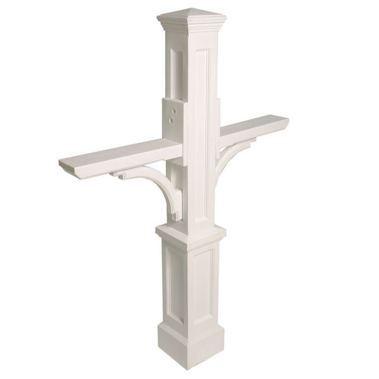 MayneMayne Newport Plus Double Mail Post 5814 5814-W- BetterPatio.com