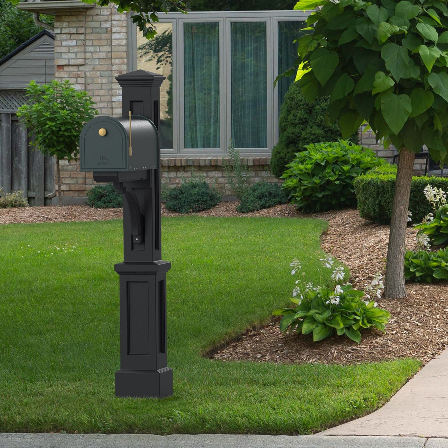 MayneMayne Newport Plus Mail Post 5813 5813-B- BetterPatio.com