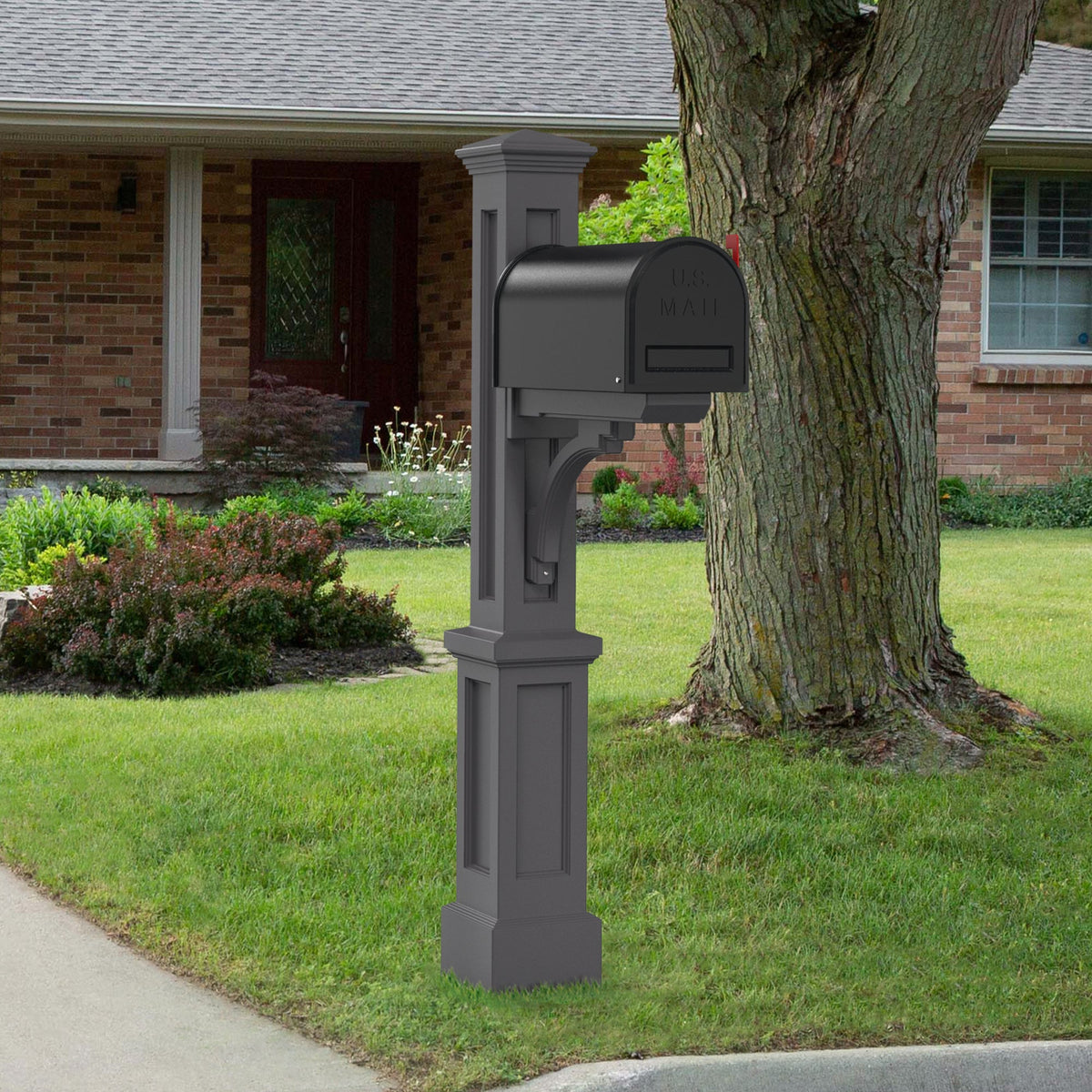 MayneMayne Newport Plus Mail Post 5813 5813-GRG- BetterPatio.com