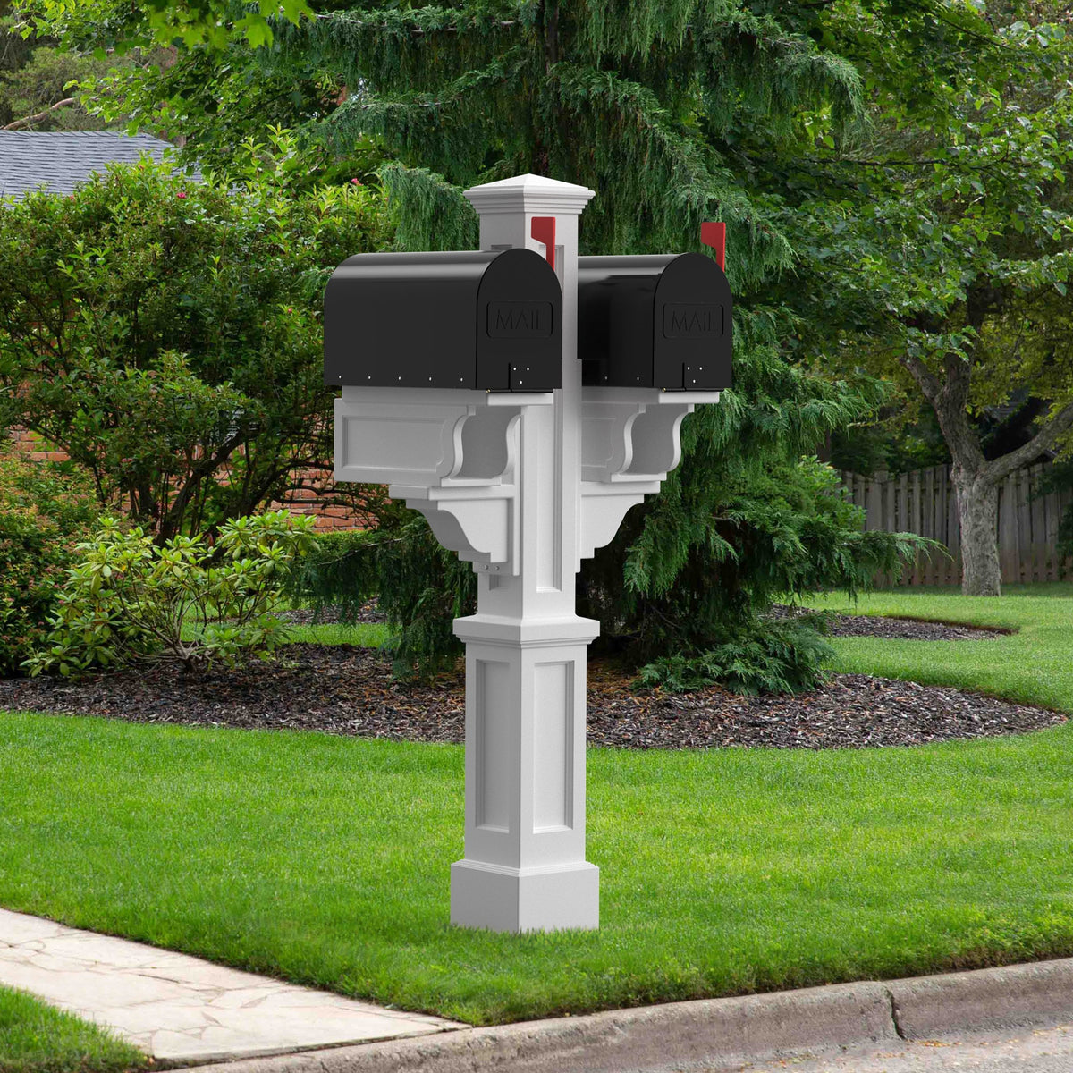 MayneMayne Rockport Double Mail Post 5811 5811-GRG- BetterPatio.com
