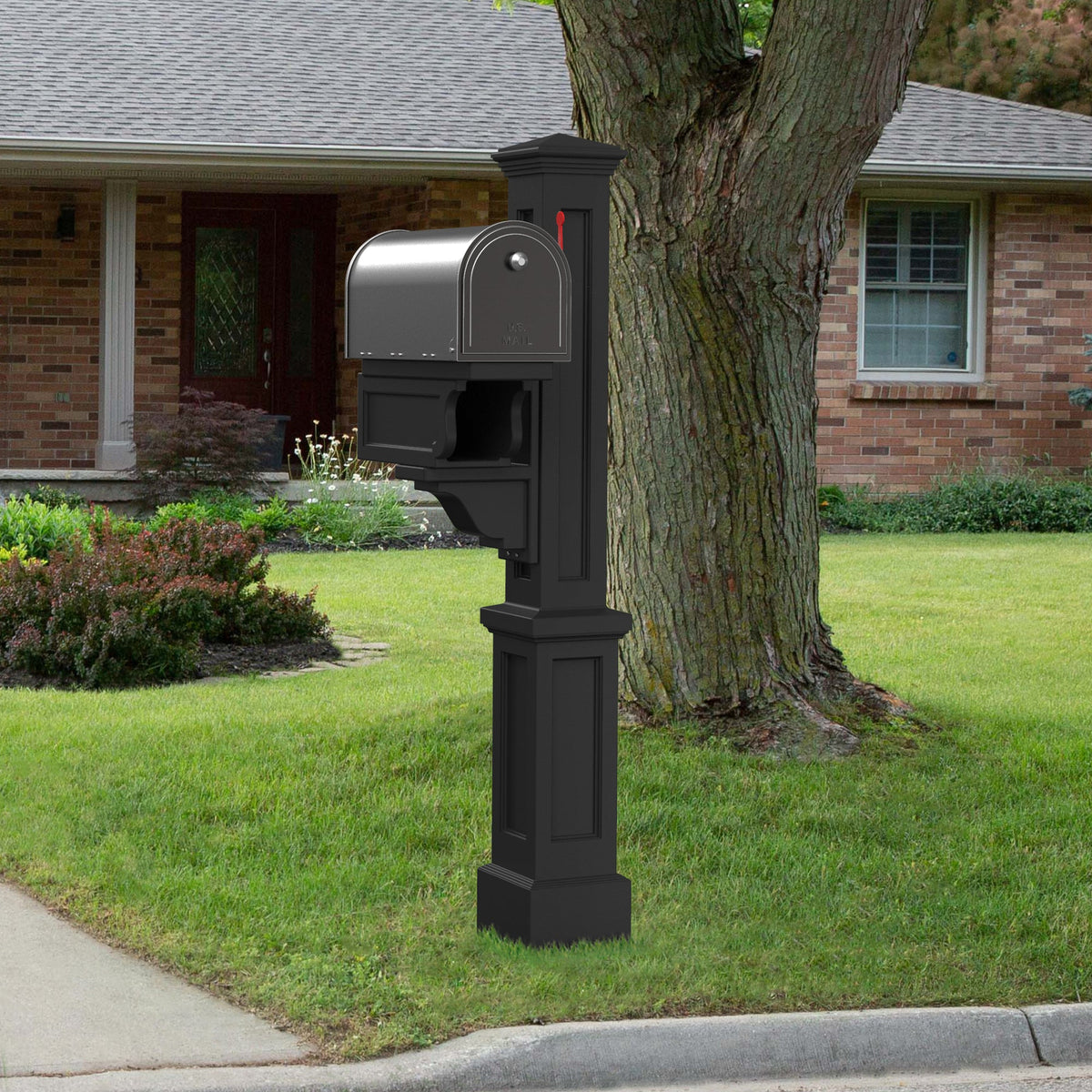 MayneMayne Rockport Single Mail Post 5809 5809-B- BetterPatio.com