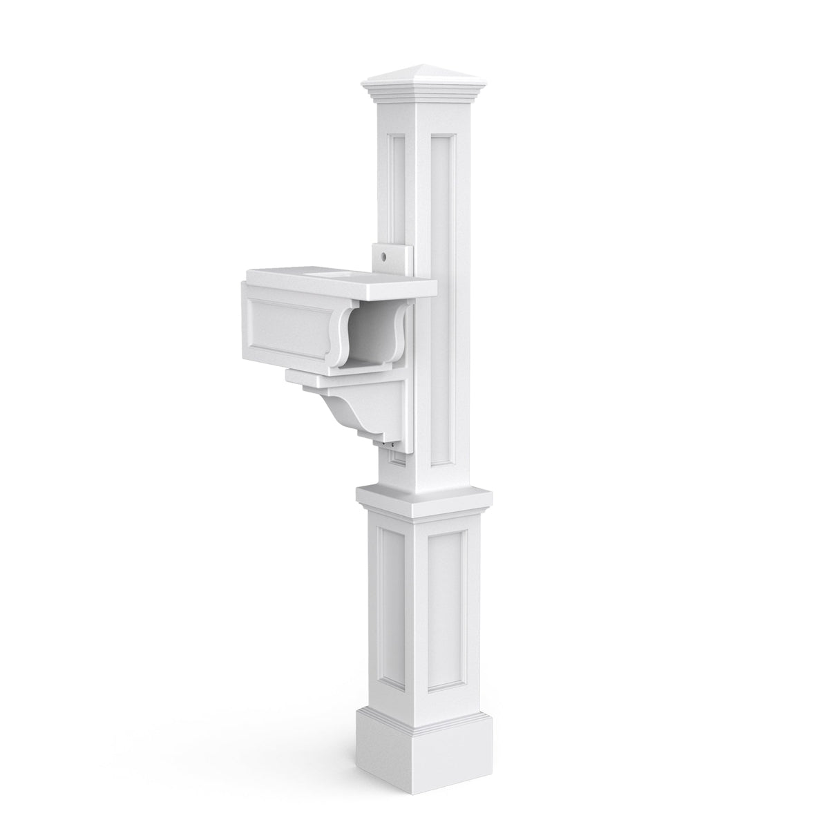 MayneMayne Rockport Single Mail Post 5809 5809-W- BetterPatio.com