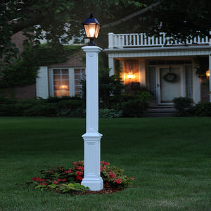 MayneMayne Signature Lamp Post with Mount 5835 5835-W- BetterPatio.com
