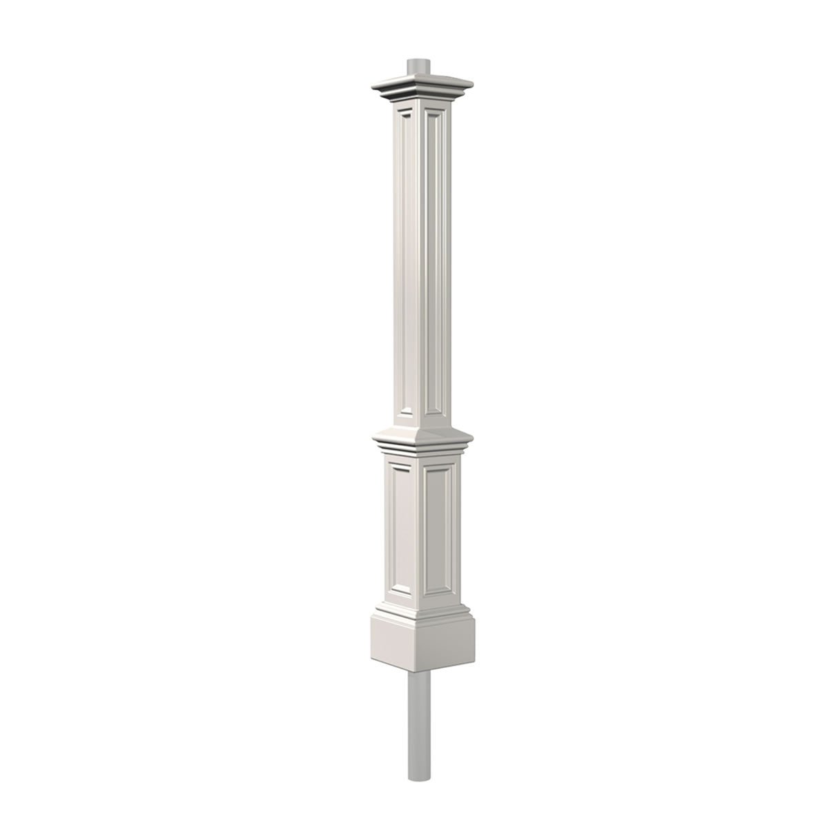 MayneMayne Signature Lamp Post with Mount 5835 5835-W- BetterPatio.com