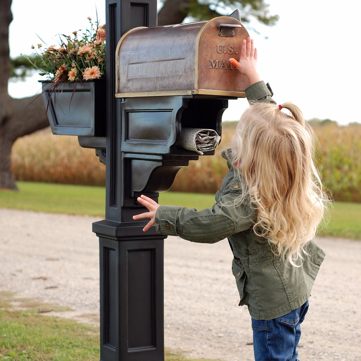 MayneMayne Signature Plus Mail Post 5808 5808-B- BetterPatio.com