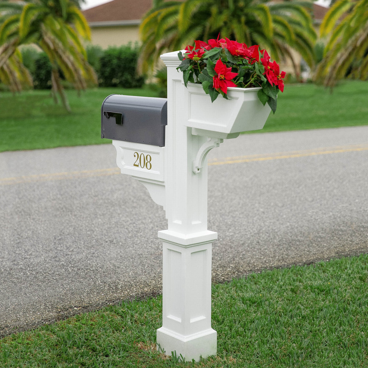 MayneMayne Signature Plus Mail Post 5808 5808-W- BetterPatio.com