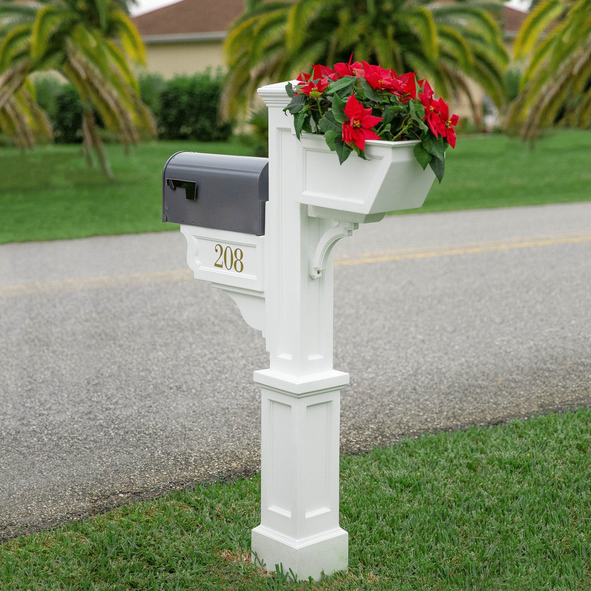 MayneMayne Signature Plus Mail Post 5808 5808-W- BetterPatio.com