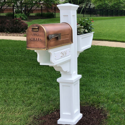MayneMayne Signature Plus Mail Post 5808 5808-W- BetterPatio.com