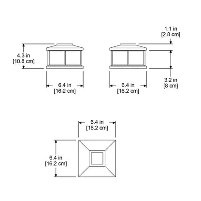 MayneMayne Solar Cap LZM-625 LZM-625-W- BetterPatio.com
