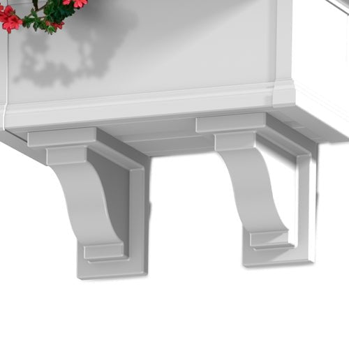 MayneMayne Yorkshire Decorative Brackets 2 Pack White 4821-W 4821-W- BetterPatio.com