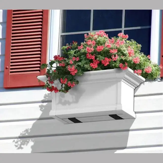 MayneMayne Yorkshire Window Box 2FT White 4822-W 4822-W- BetterPatio.com