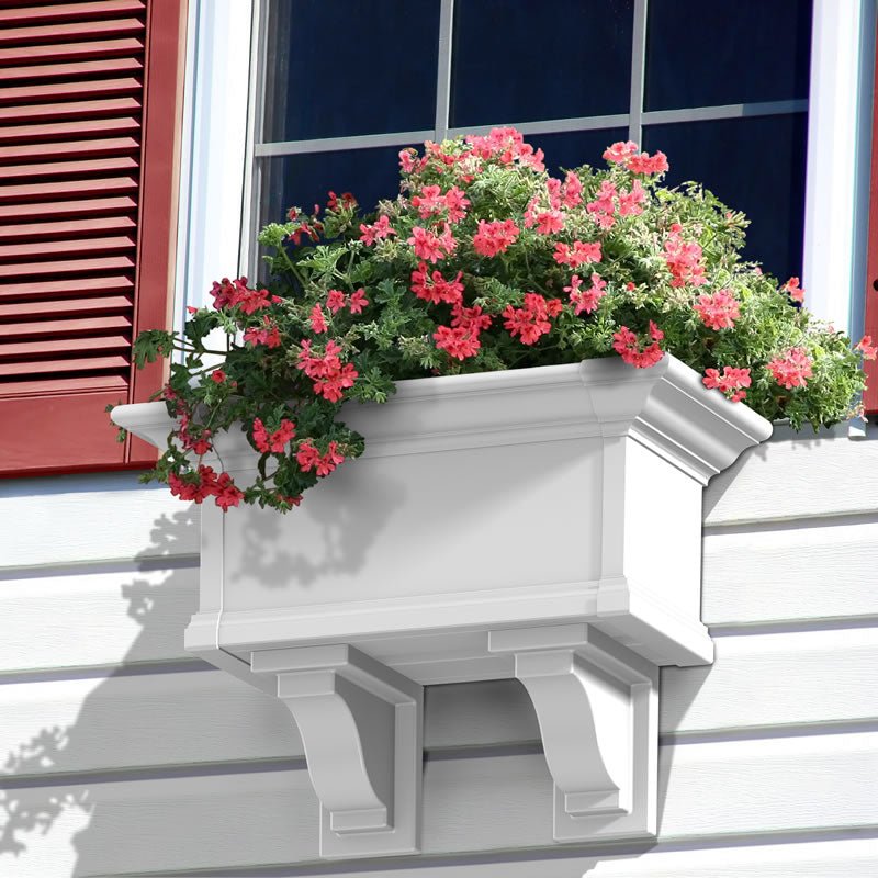MayneMayne Yorkshire Window Box 2FT White 4822-W 4822-W- BetterPatio.com